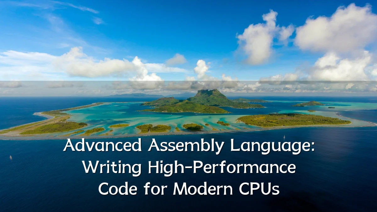 Advanced Assembly Language: Writing High-Performance Code for Modern CPUs