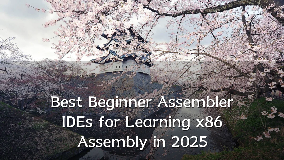 Best Beginner Assembler IDEs for Learning x86 Assembly in 2025