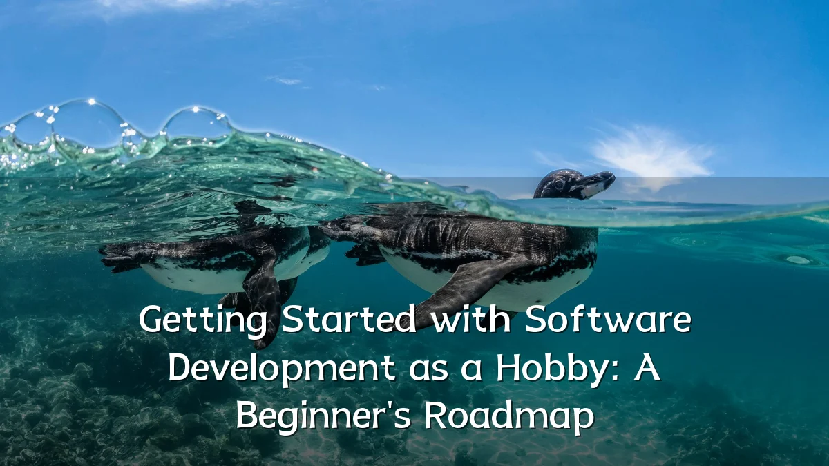 Getting Started with Software Development as a Hobby: A Beginner's Roadmap