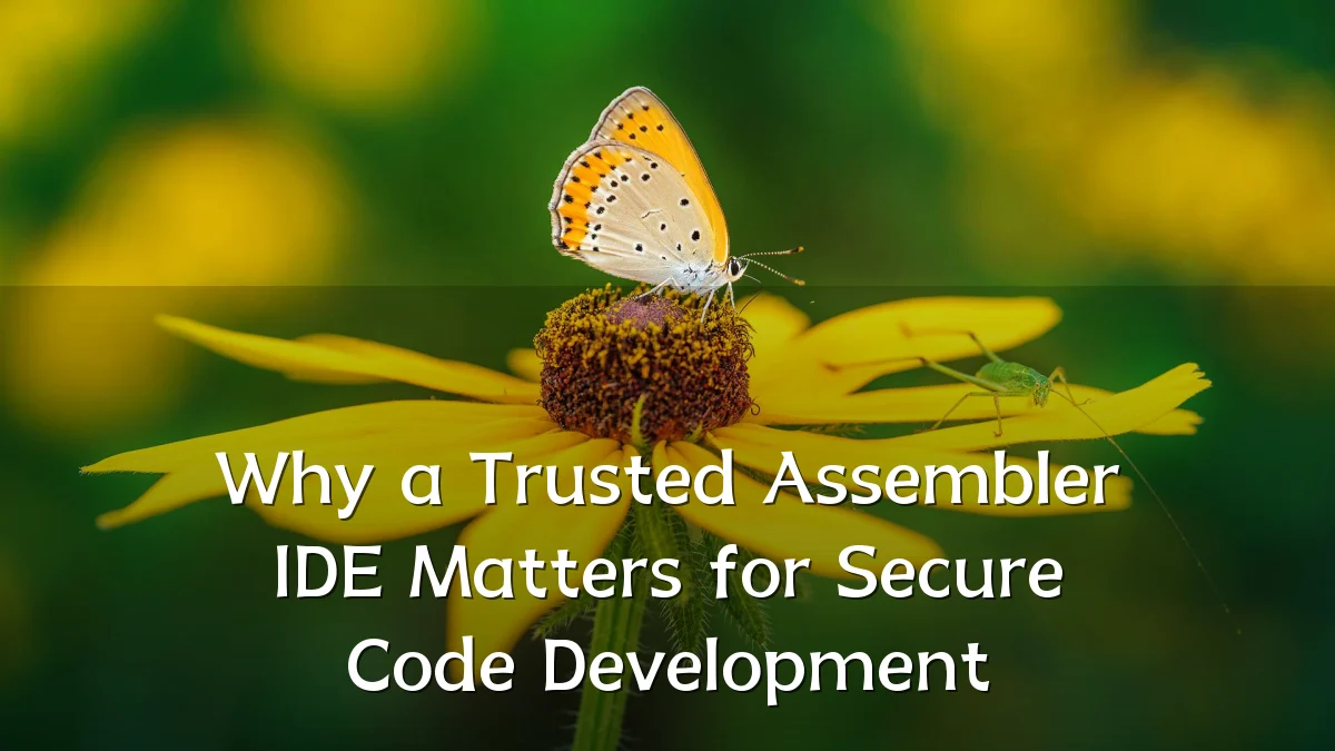 Why a Trusted Assembler IDE Matters for Secure Code Development