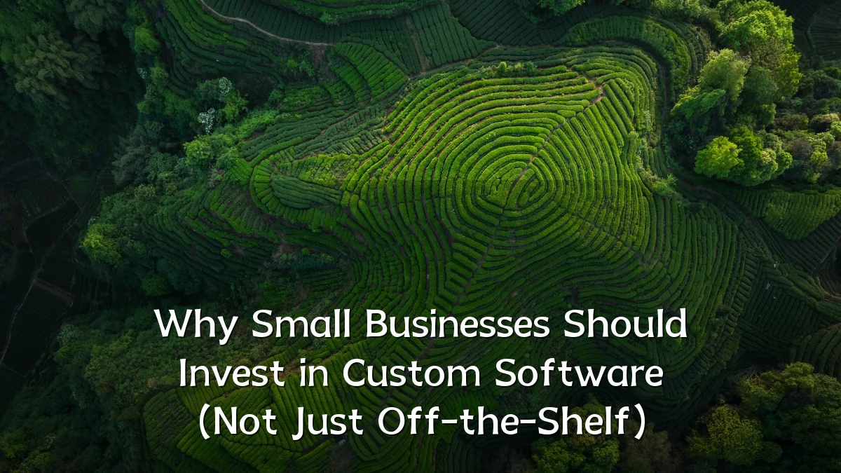Why Small Businesses Should Invest in Custom Software (Not Just Off-the-Shelf)