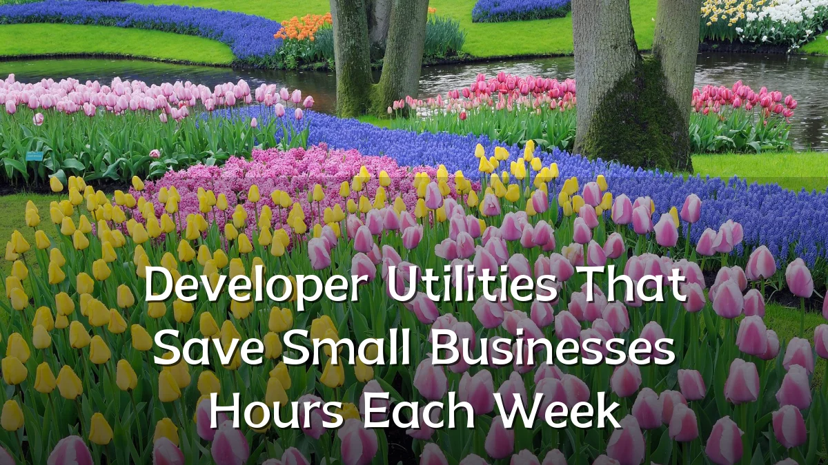 Developer Utilities That Save Small Businesses Hours Each Week