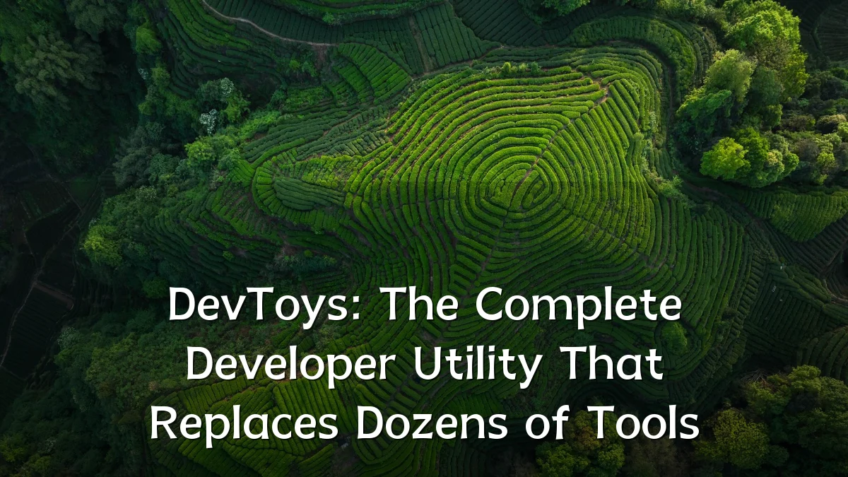 DevToys: The Complete Developer Utility That Replaces Dozens of Tools