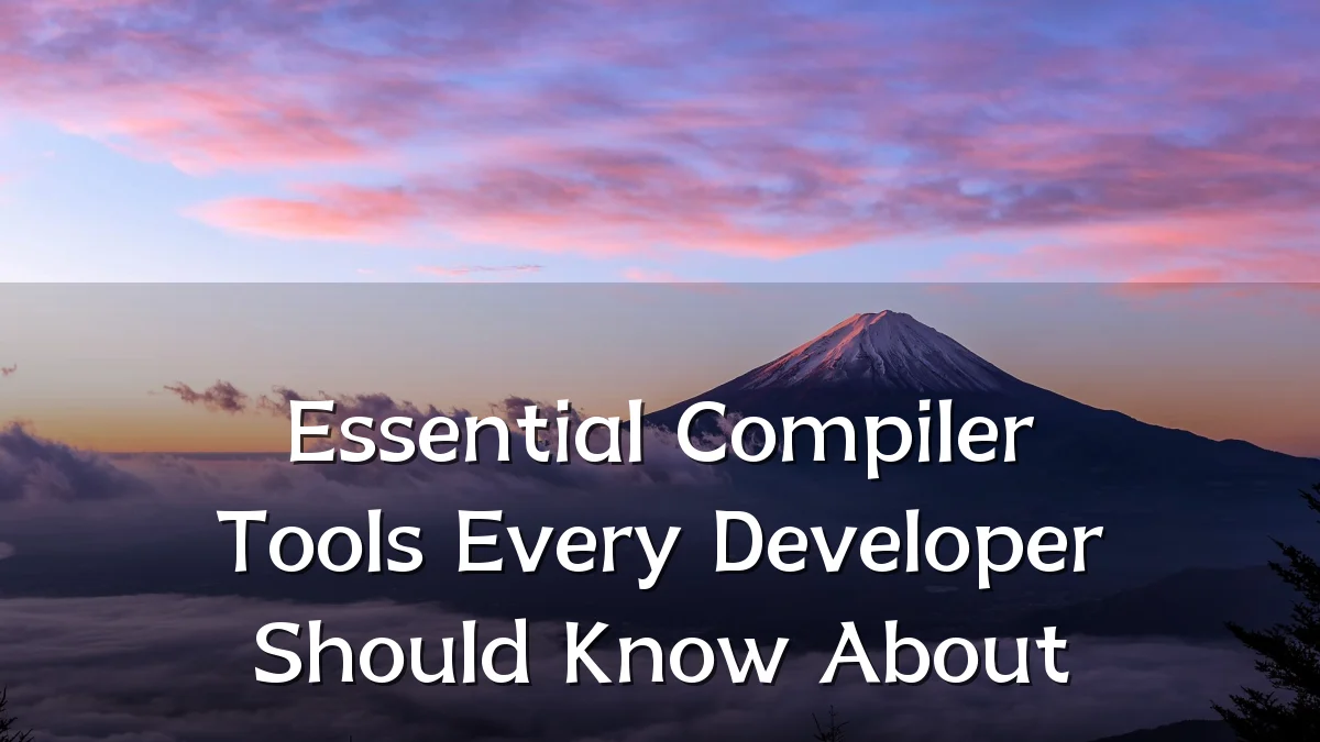 Essential Compiler Tools Every Developer Should Know About