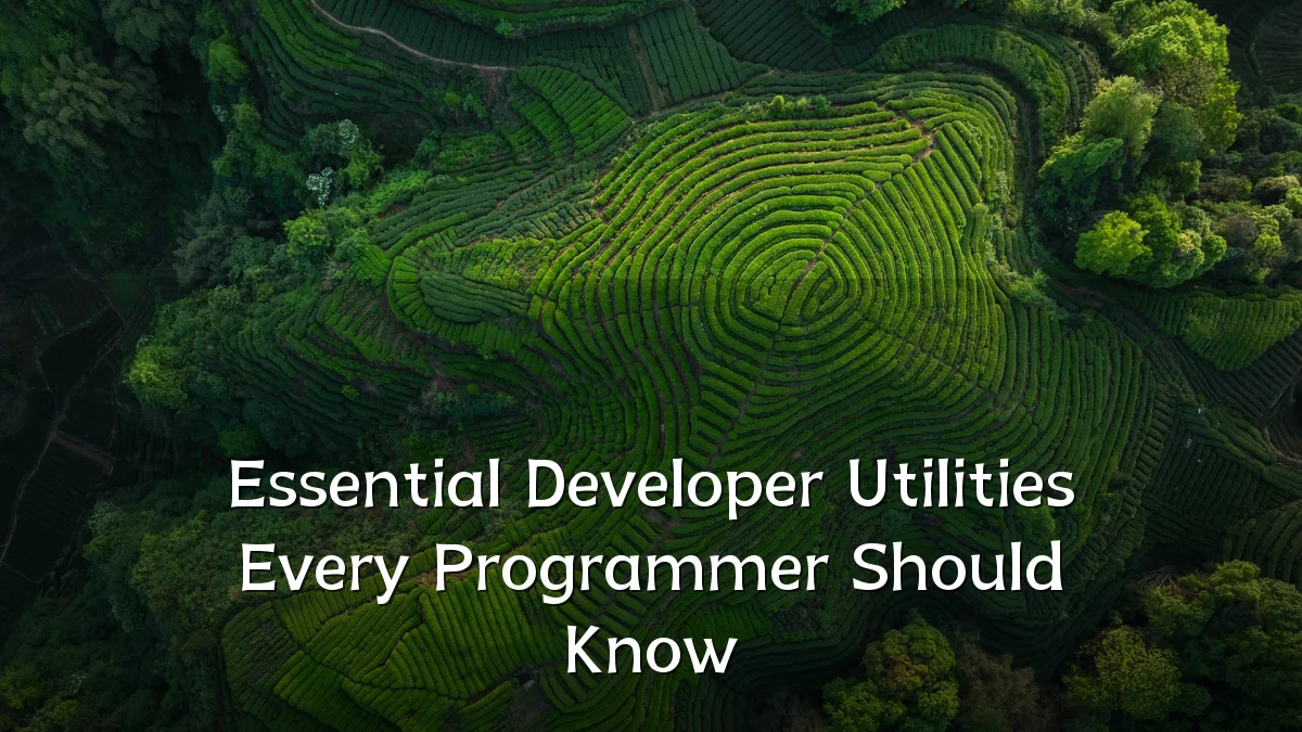 Essential Developer Utilities Every Programmer Should Know
