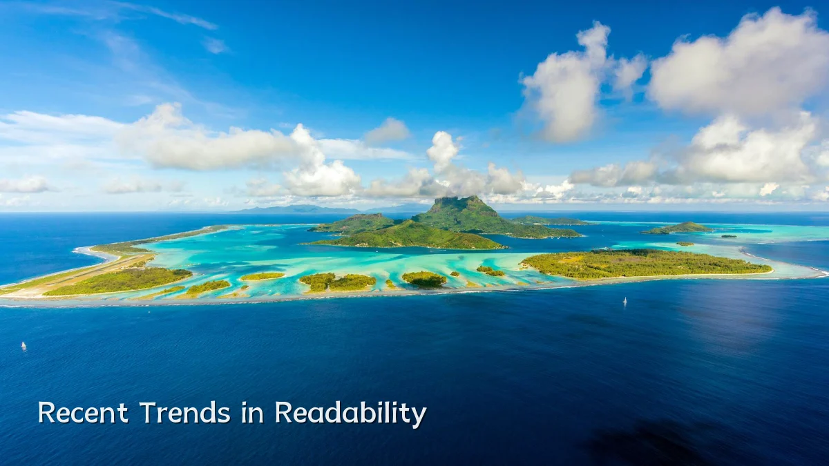 Recent Trends in Readability