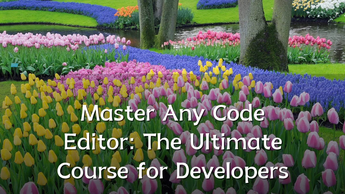 Master Any Code Editor: The Ultimate Course for Developers