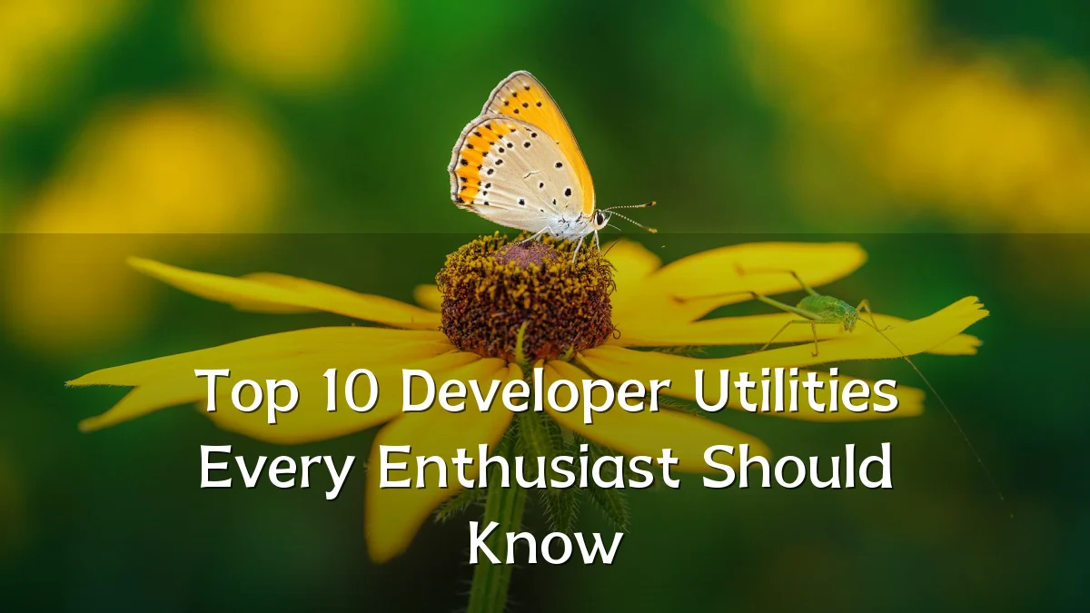 Top 10 Developer Utilities Every Enthusiast Should Know